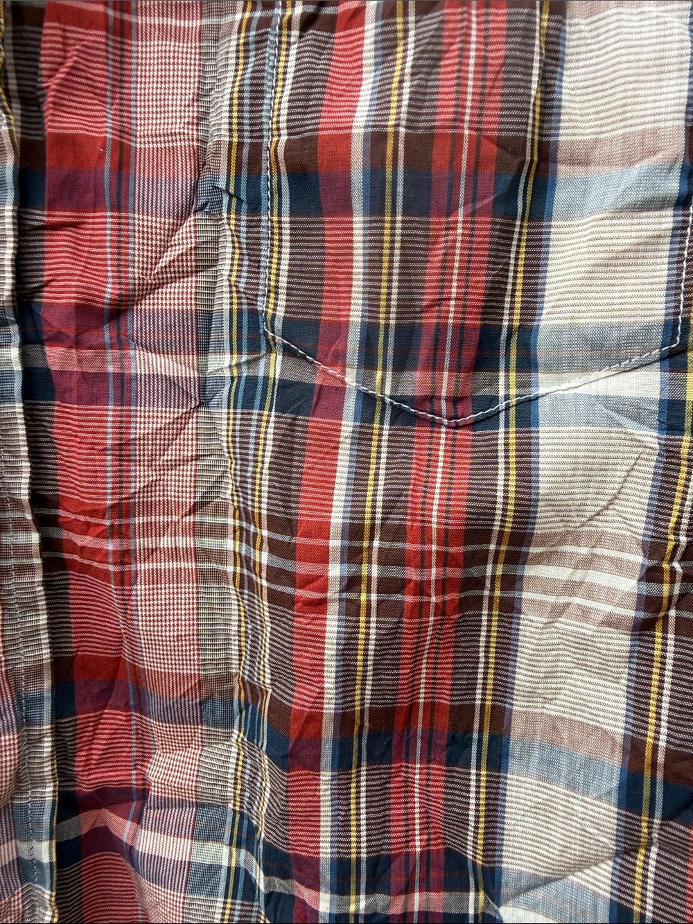 Frank & Eileen Barry Crinkle Cotton Shirt L - Picture 3 of 9